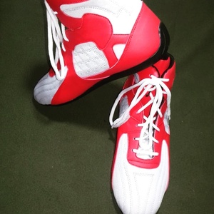 Zapatillas de Boxeo de Bota Alta en Cuero con Logo Personalizado FR-1 - Product Image 4