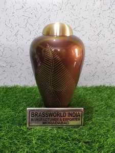 Urna de cremación moderna para cenizas, suministros funerarios, Brassworld, India - Product Image 2