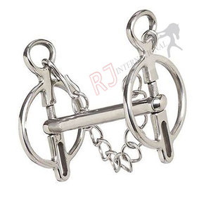 Miniatur kuda baru 2025, mata berkendara Riaz kaliber Intel <span class=keywords><strong>2</strong></span> Slot Liverpool Mullen mulut baja tahan karat - Product Image 5