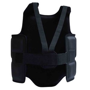 Protector de pecho para hombres y mujeres, equipo de protección para entrenamiento de boxeo, Karate, Taekwondo, MMA, tipo ficticio, Material de PU - Product Image 6