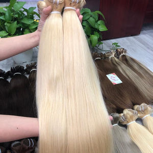 Perruque ondulée douce de 28 pouces Excellente longueur étirée Extensions de cheveux vierges vietnamiennes Remy naturelles à double tirage Trame unique - Product Image 1