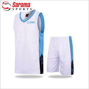 Uniformes de baloncesto al por mayor, conjuntos de pantalones cortos de equipo sublimados blancos, camisetas de baloncesto - Product Image 3