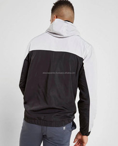 2022 conception de logo personnalisé hommes Streetwear respirant coupe-vent veste solide vert réversible et coupe-vent - Product Image 5