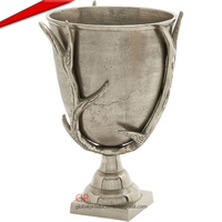 Hielera para Champán de Acero Inoxidable de Primera Calidad con Soporte de Diseño de Reno para Fiestas y Bodas