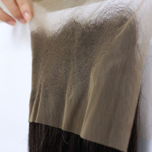 Extensions de cheveux et perruques bandeau de couleur noire naturelle de qualité supérieure en gros 2022 Vietnam cheveux humains frontal 13x4 cheveux - Product Image 1