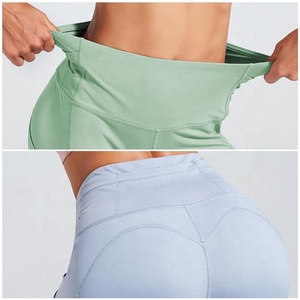 Factory Price Womens Printed Fitness Leggings High Waist Super Soft Comfort Slim Pants Power Stretch Tights Yoga <b>Trousers</b> - Product Image 5