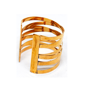 Vintage 1990 Chicago Christmas Ornaments Gold Plated Love Friendship Indian festival cuff <b>bracelet</b> Jewelry Gift for <b>Sister</b> - Product Image 3