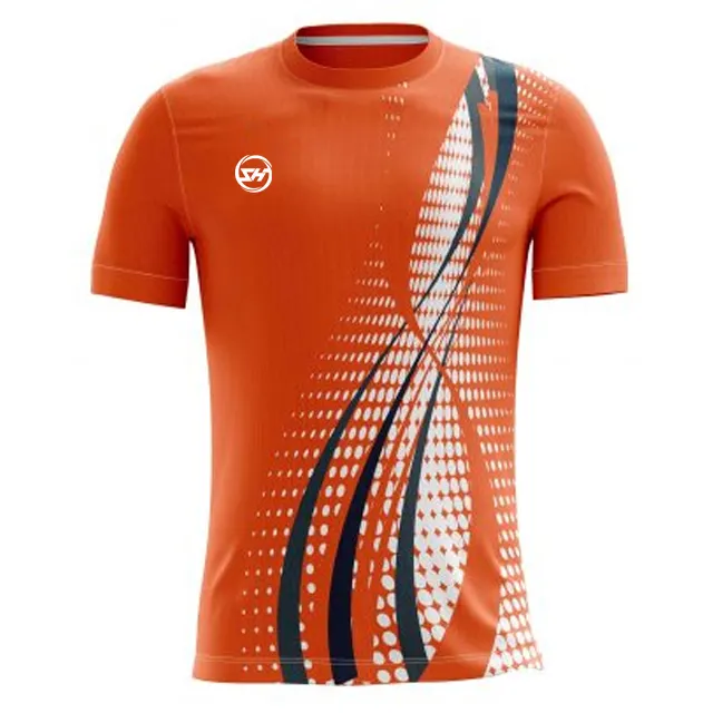 Camiseta de camiseta estilosa para vôlei, modelo esportivo elegante com design clássico
