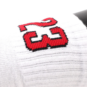 Équipage athlétique Sport Coton Hommes Blanc Chaussettes de Basket-Ball Personnalisé Logo - Product Image 4