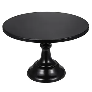 Metal Black Cake Stand Decoração do casamento bolo stand Cupcake Sobremesa Bolo Stand Alta qualidade