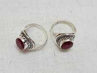 Bagues en argent sterling plaqué rhodium avec pierres synthétiques de coupe princesse pour les créateurs de bijoux de style punk