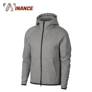 Sudadera con capucha para gimnasio, con logotipo personalizado bordado, venta al por mayor - Product Image 4