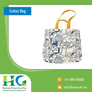 High Quality Cotton Calico Tote Bag | Silk Screen Printed Custom Logo Bag | Eco-Friendly Reusable Shopping Bag, Durable Cotton - Product Image 2
