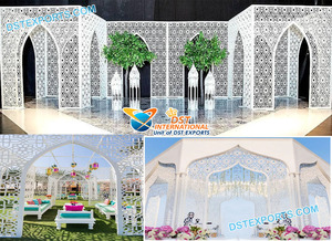 ธีมพระพิฆเนศเวทีแต่งงานภาคใต้ของอินเดียธีมสิงคโปร์ Srilankan เวทีแต่งงานแกรนด์ภาคใต้ของอินเดีย - Product Image 2