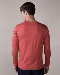 เสื้อยืดสีทึบป้องกันการเกิดคราบเป็นแผ่นผ้าฝ้ายเนื้อบางนุ่มเป็นพิเศษสำหรับผู้ชายและผู้หญิง - Product Image 4