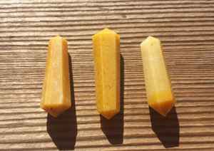 Cristal de Cuarzo Dorado Natural al por Mayor, Cristal de Doble Terminación, Gema, Cristal con Punta de Lápiz para Sanación y Joyería - Product Image 2