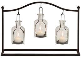 Twin Peacock Metal Glass Votive Tea Light Candle Holder for Home Decoration Living Room Central <b>Table</b> <b>Side</b> <b>Table</b> - Product Image 6