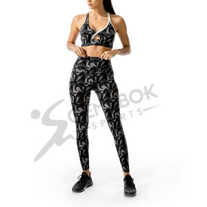 Kliou — Leggings imprimés pour femmes, tenue de sport, sans couture, haut de gamme, personnalisés, pour entraînement et Fitness, nouvelle collection 2022 - Product Image 3