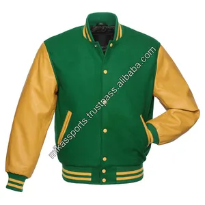 Оптовая продажа 2023, высококачественные мужские куртки с логотипом на заказ, из хлопка, флиса, кожи, бейсбольные куртки