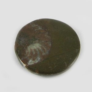 Gema Natural de amonita marrón para hacer joyería, cabujones redondos de 22mm, 4,45 gms, Gema suelta hecha a mano - Product Image 6