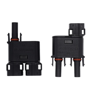IP68 مقاوم للماء V-Male V محطة النحاس الصلب 2 أنثى و 2 أنثى موصل 2 إلى 1 - Product Image 1