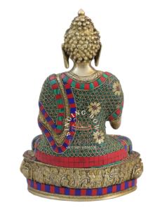 Estatua de latón de Buda, estatua de Metal de latón de alta calidad para decoración del hogar y propósitos sociales - Product Image 4