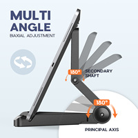 Support pour téléphone portable, pliable et à Angle réglable en hauteur, pour bureau, berceau, Dock,