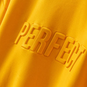 เสื้อกันหนาวผ้าฝ้ายแท้ลายนูน,เสื้อกันหนาว Crewneck 3D พร้อมลายปัก - Product Image 6