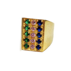 Sterling Silver 925 Supplier Wholesaler Custom Handmade Unisex Party Wear Bold <b>Men</b> Moonstones Peridot <b>Unique</b> Gemstone <b>Ring</b> - Product Image 2