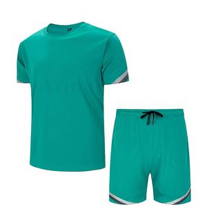 Conjuntos de ropa de calle de manga corta para hombre, camisetas y pantalones cortos, chándal, 2022 - Product Image 1