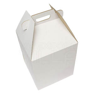 Caja de Embalaje para Pasteles de Cartón Corrugado de Nuevo Estilo con Asa, Ventana Personalizable, Laminación Mate y Grabado en Relieve - Product Image 5