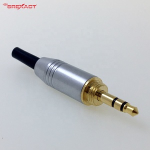Conector de Alimentación Macho Estéreo de 3.5 mm, Chapado en Cromo Mate, Tipo Tornillo, Conector de Cable de Audio Estándar, Venta Caliente - Product Image 2