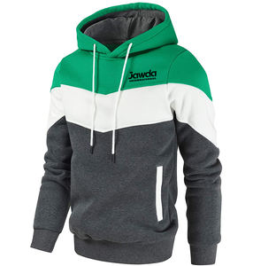 Sudadera con Capucha de Felpa 100% Algodón para Hombre, Corte Regular, Diseño de Hombros Caídos, Logotipo Personalizado con Impresión Digital para Invierno - Product Image 2