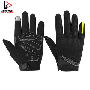Gants de moto de course en plein air pour hommes Offre Spéciale Protection des mains personnalisable avec matériau en cuir antidérapant pour une conduite confortable - Product Image 6