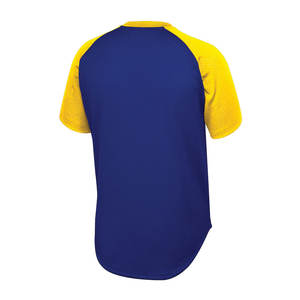 GAF Maillot de baseball vierge avec impression par sublimation Chemises personnalisées Maillot de baseball numérique personnalisé imprimé par sublimation col en V - Product Image 6