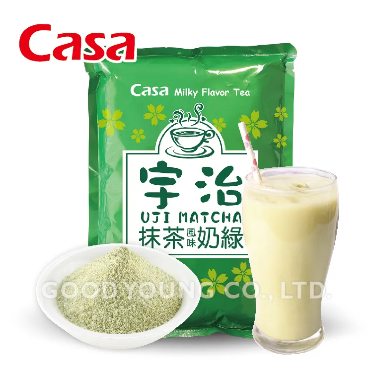 Bevande del tè della bolla della polvere del tè al latte istantaneo del tè verde del Matcha dell'oem di Taiwan