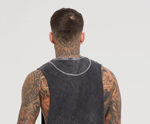 Camiseta sin mangas de gimnasio para hombre de nuevo diseño, ropa deportiva de secado rápido para Fitness, chalecos de estilo de lavado ácido, camisa, ropa deportiva de entrenamiento - Product Image 4