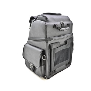 Extérieur-Cyclisme Bikers Duffel Imperméable Cuir Véritable-vintage Moto Sissy-bar Arrière Sacs Moto-Réservoir Sac - Product Image 2