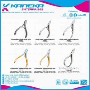 Pince à ongles professionnelle de manucure à cuticules en acier inoxydable de meilleure qualité Top vente avec Logo de marque personnalisé gravé au Laser - Product Image 2