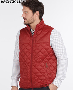 Wholesale Men Woolen Puffer <b>Gilet</b> Breathable Eco Polyester Material Casual Solid Pattern Sleeveless Winter Warm Outer Wear - Product Image 3