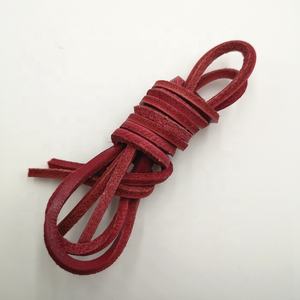 Lacet <span class=keywords><strong>de</strong></span> <span class=keywords><strong>chaussures</strong></span> en cuir <span class=keywords><strong>de</strong></span> vache à taux d'<span class=keywords><strong>achat</strong></span> élevé Conception unique <span class=keywords><strong>de</strong></span> rouleau <span class=keywords><strong>de</strong></span> corde disponible en vrac Paire parfaite - Product Image 2