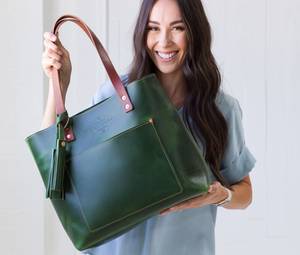 Green Leather Tote <b>Bag</b> for Women Leather <b>Bag</b> Leather Purse Handbag Monogram Tote With Zipper Laptop <b>Work</b> & Student <b>Bag</b> - Lifetim - Product Image 1