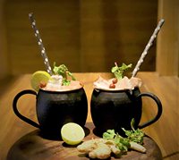 Gobelets et Mugs en cuivre avec bords en or Rose, finition pour boisson, mulet de moscou, noir mat, finition pour KSN