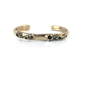 Ladies Barnacled <b>Cuff</b> <b>Bracelet</b> // <b>Silver</b> or Brass - Product Image 1