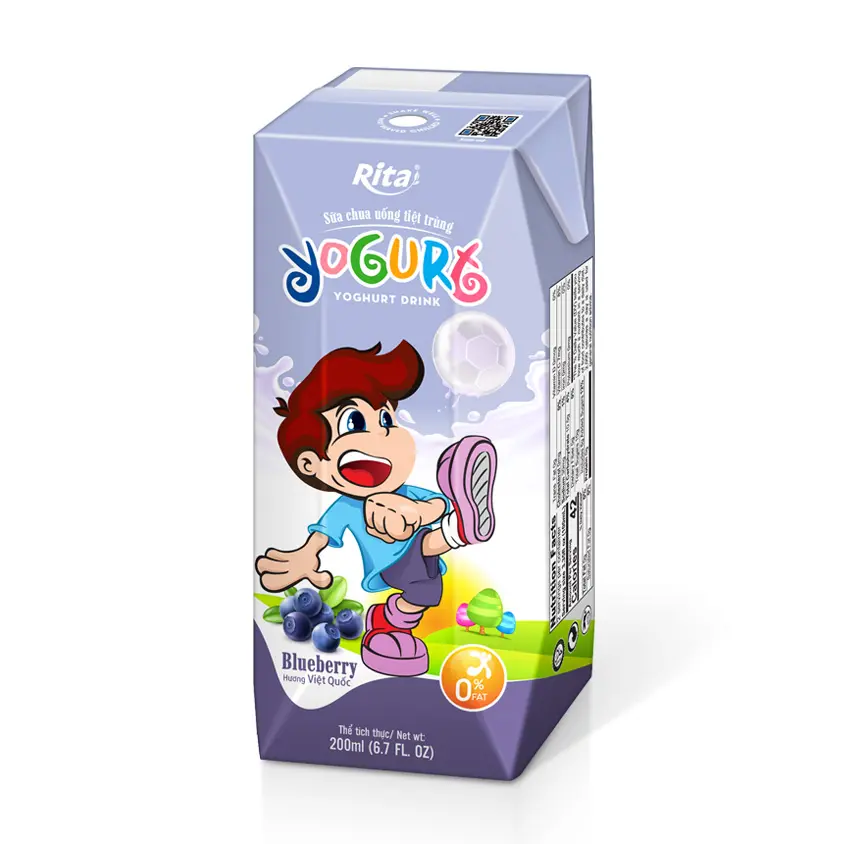 200ml Blueberry Flavor Yogurt Drink for Kids