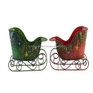 Red <b>Christmas</b> Sleigh - Product Image 4