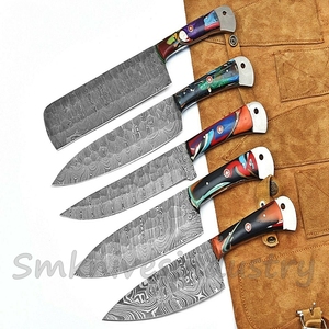 05ชิ้นมือทำดามัสกัสครัวชุดมีดเชฟ (Smk1924) - Product Image 3