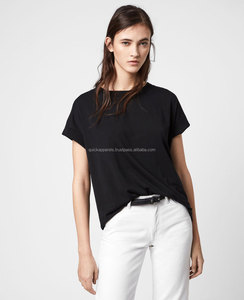 T-shirt graphique en coton premium pour femme, coupe décontractée, fabrication OEM, marque privée - Product Image 5