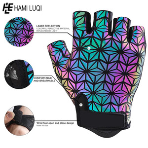 Venta al por mayor de guantes deportivos personalizados Unisex cuero Fitness entrenamiento soporte para levantamiento de pesas hombres y mujeres guantes de gimnasio - Product Image 2