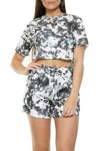 Haut court et short pour femmes, décontracté, vêtements d'été, en pur coton, fabriqué, offre spéciale, ensemble de yoga simple - Product Image 6